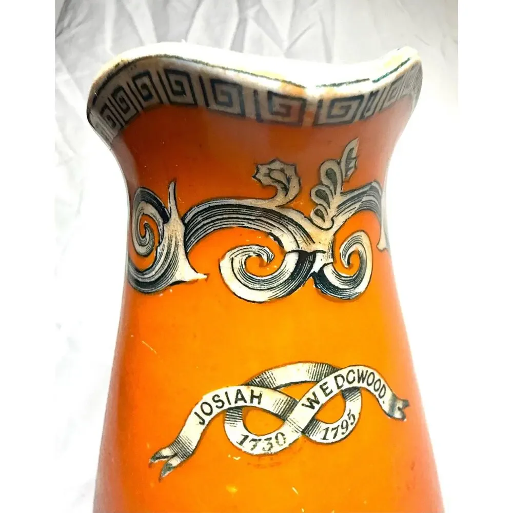 Antique Staffordshire Josiah Wedgwood Commemorative Jug – Prattware, c.1850